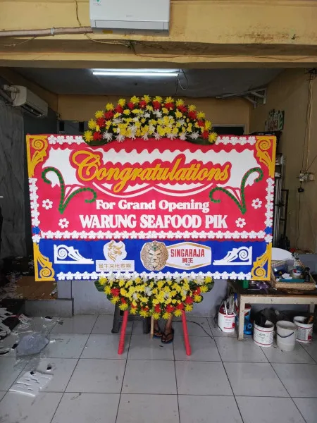Papan Bunga Ucapan Selamat Sindangpanon Bojong
